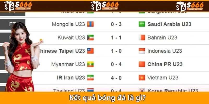 Kết quả bóng đá là gì